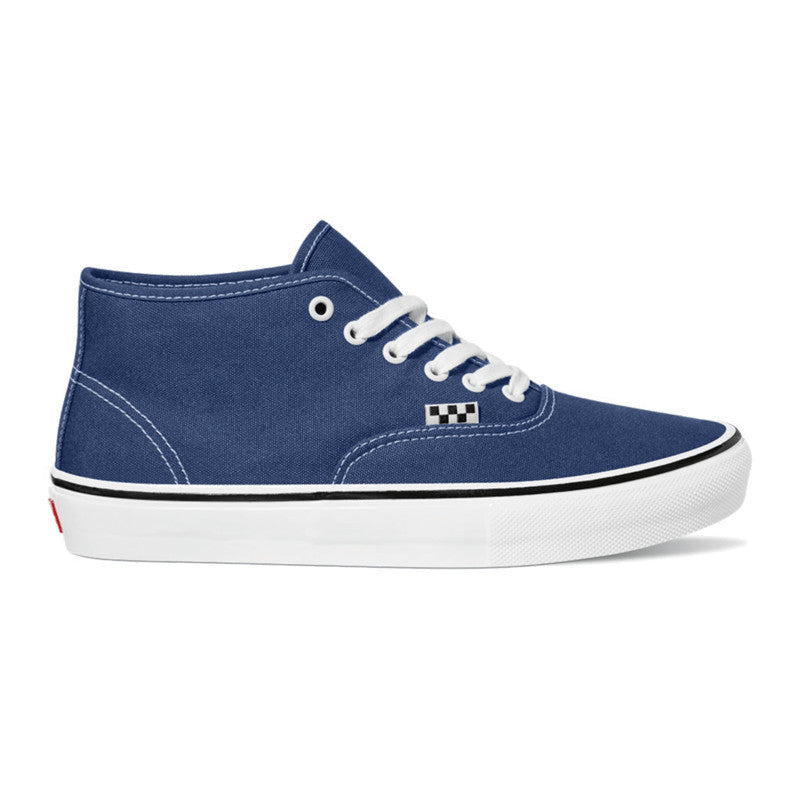 Navy Authentic Mid Vans Skate Shoe