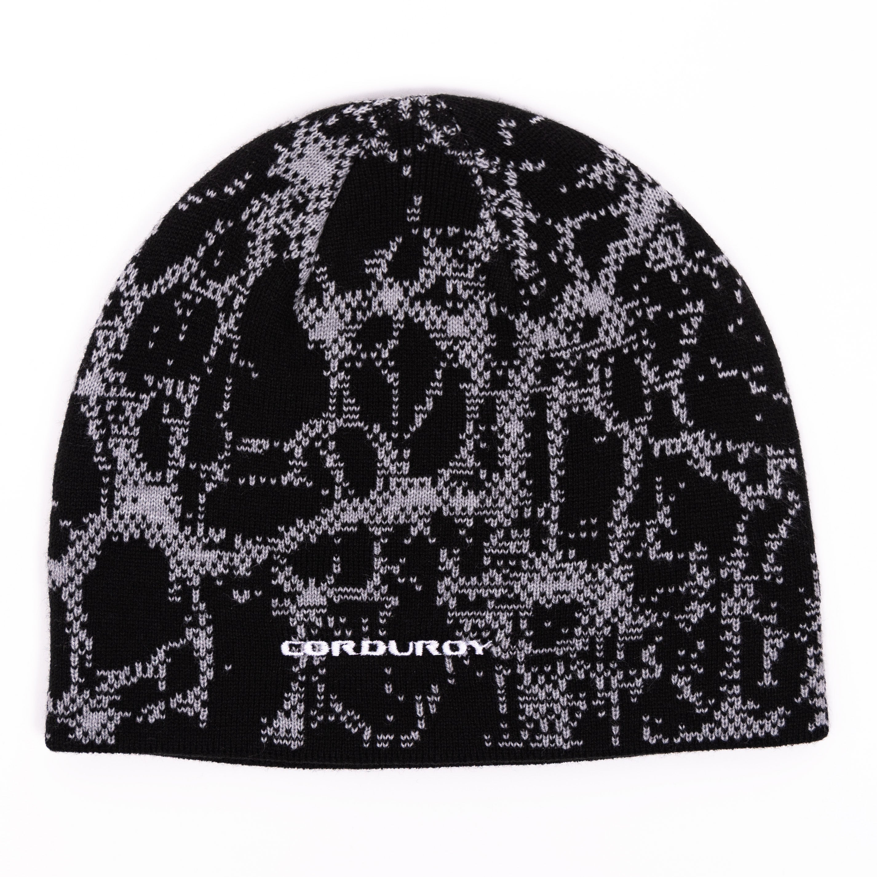 Black Neuron Corduroy Beanie