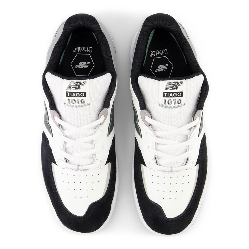White/Black Tiago Lemos NM1010 NB Numeric Skate Shoe Top