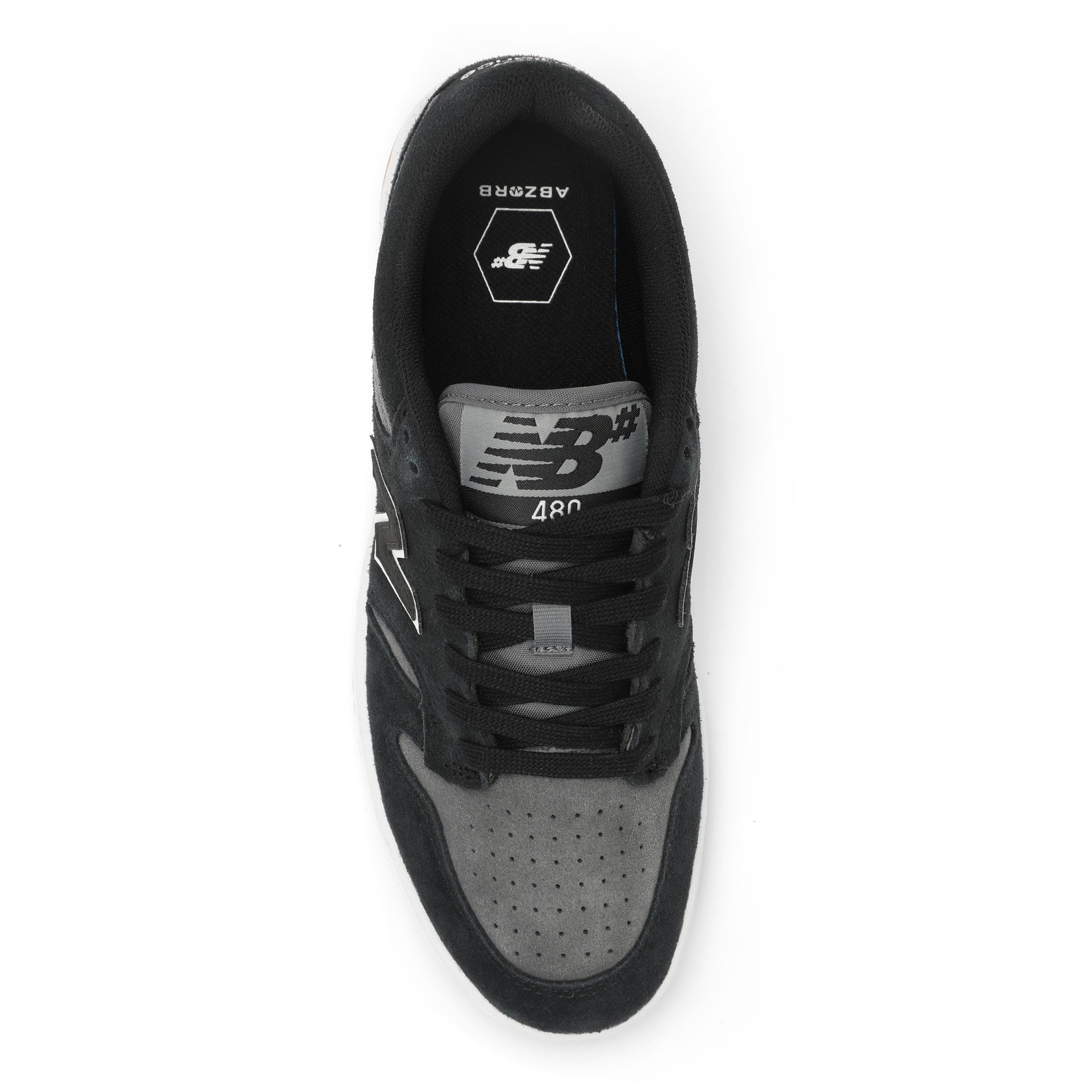 Black/Grey 480 NB Numeric Skate Shoe Top