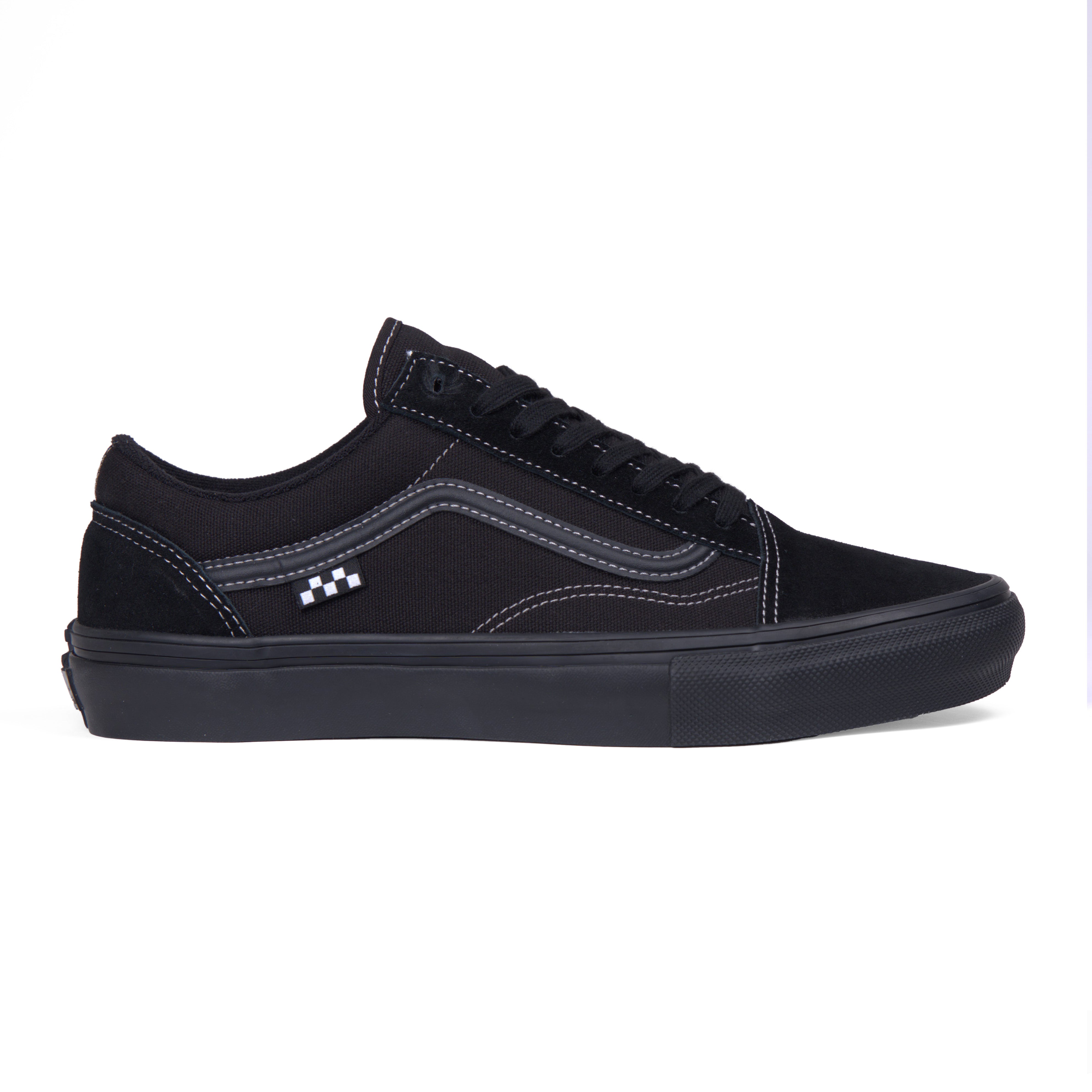 Black/Grey Old Skool Vans Skate Shoe