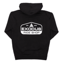 Black Patch Exodus Logo Zip Up Hoodie Back