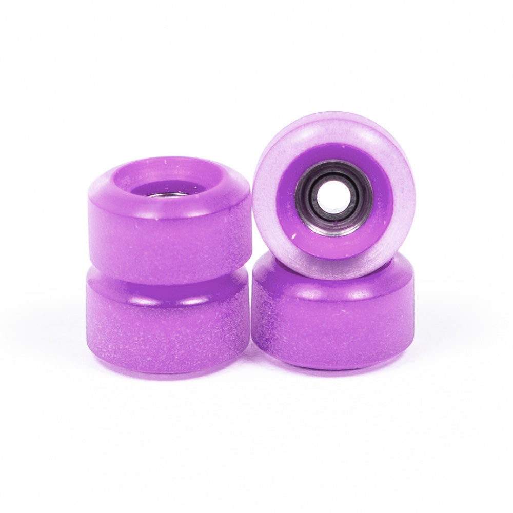 Clear Purple Dual Core Peak Fingerboard Wheels