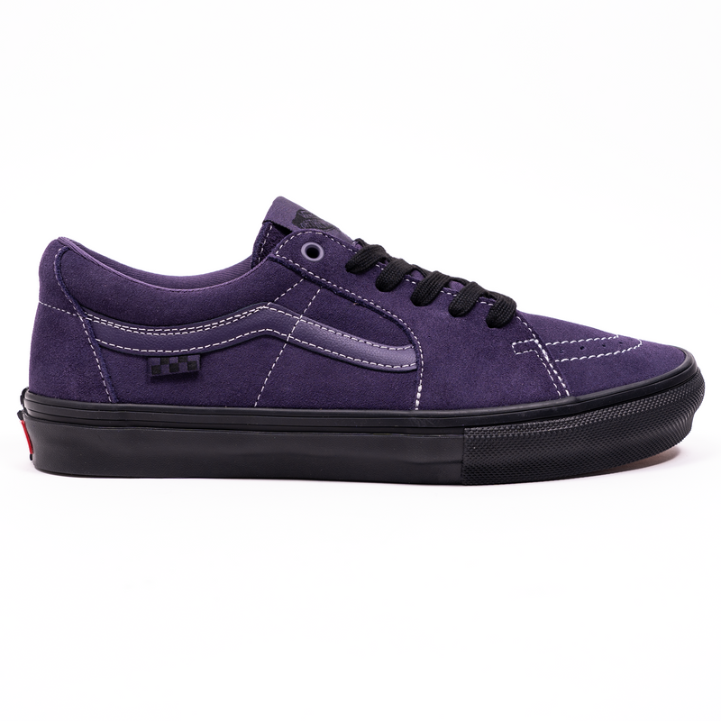 Purple/Black Skate Sk8-Low Vans Skateboarding Shoe