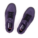 Purple/Black Skate Sk8-Low Vans Skateboarding Shoe Top