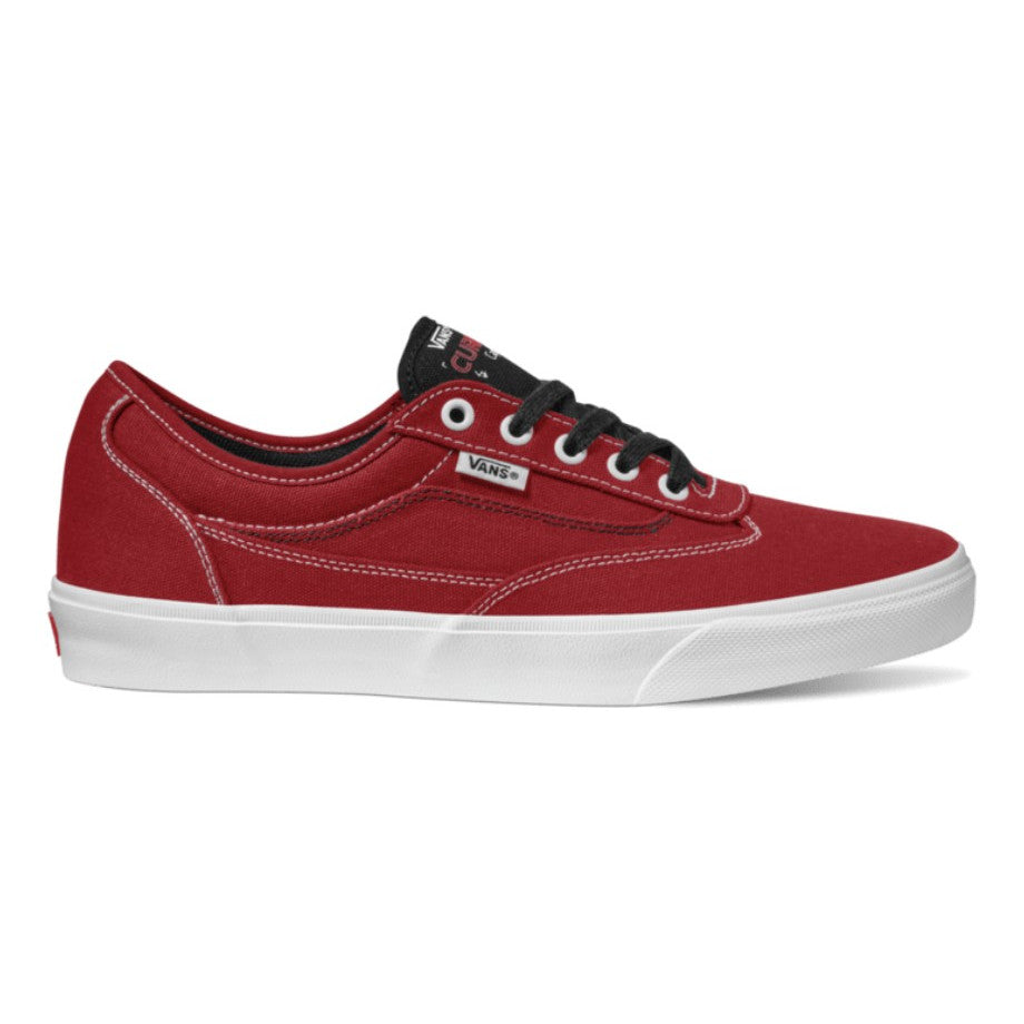 Vans Skate Curren Caples Skateboard Shoe - Red/White