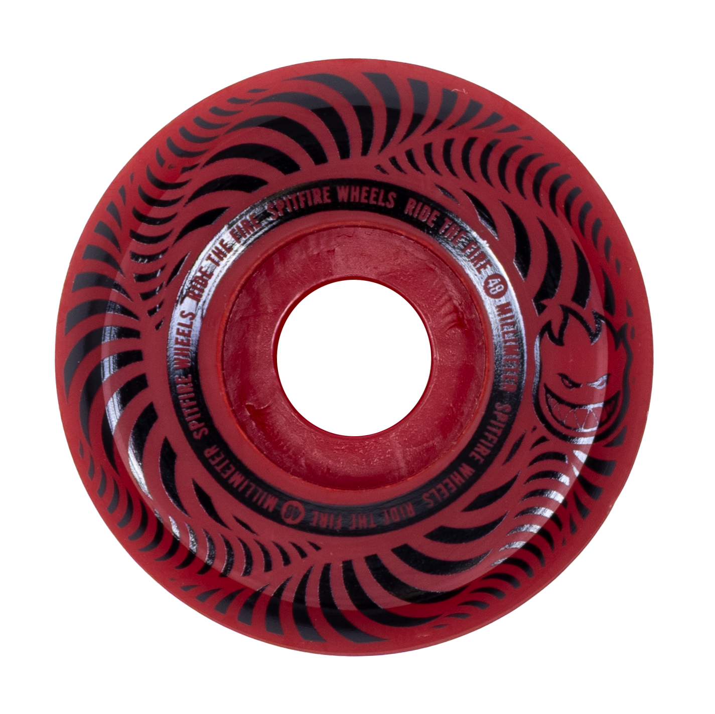 Spitfire Flash Point Conical Skateboard Wheels - Red