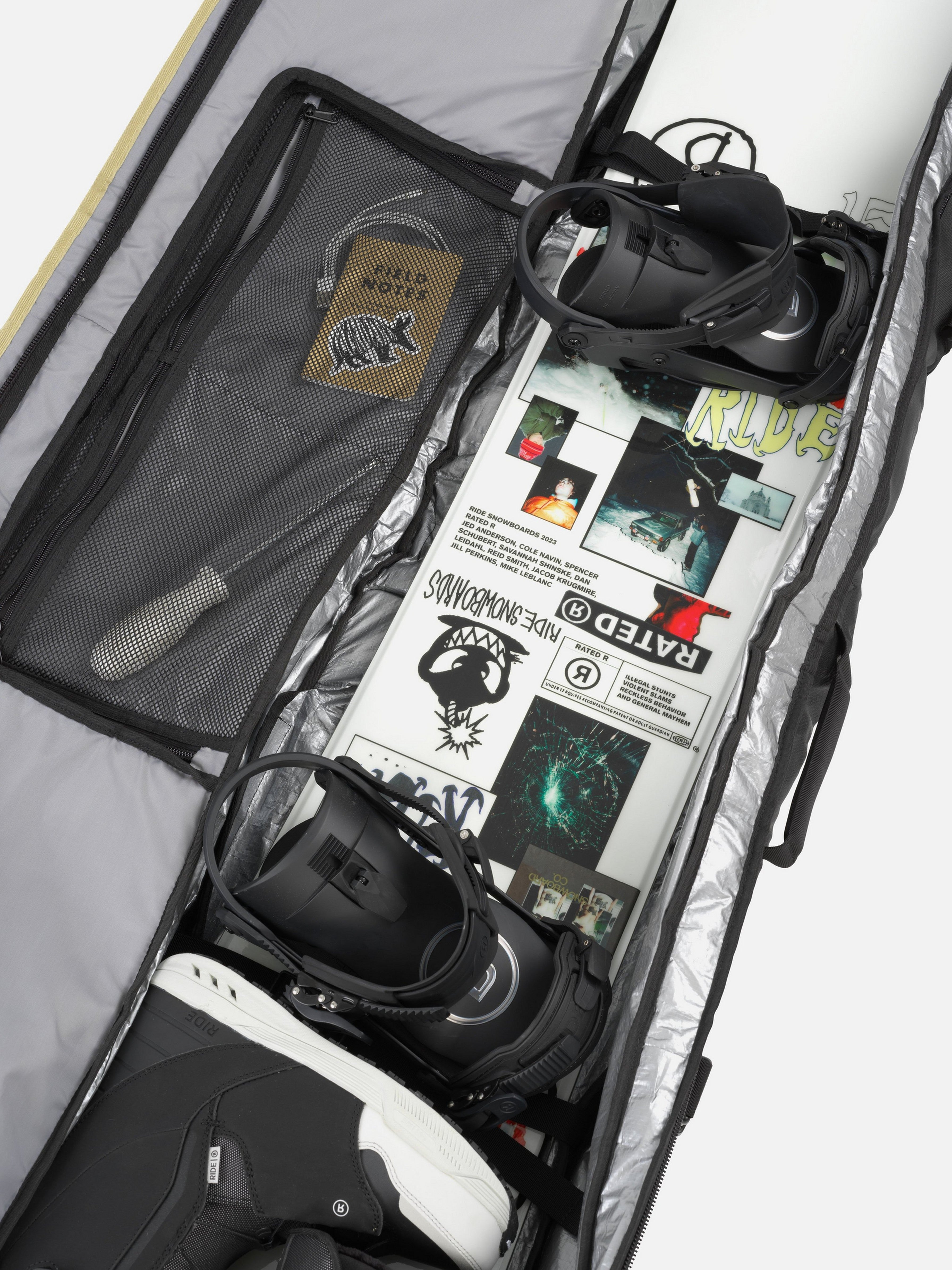 Perfect Snowboard Ride Bag Detail