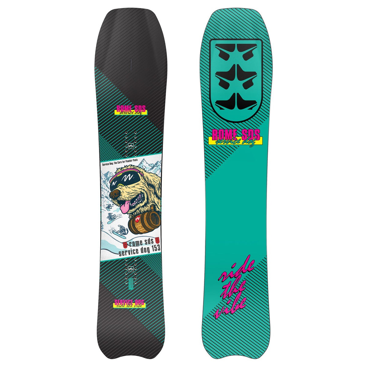 rome agenda snowboard Rome Service Dog Snowboard 2024
