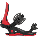 Black/Red 2024 Trace Rome Snowboard Bindings Side