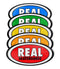 Real Staple Oval Single Skateboard Sticker - Small (Assorted Colors)
