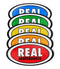 Real Staple Oval Single Skateboard Sticker - Medium (Assorted Colors)