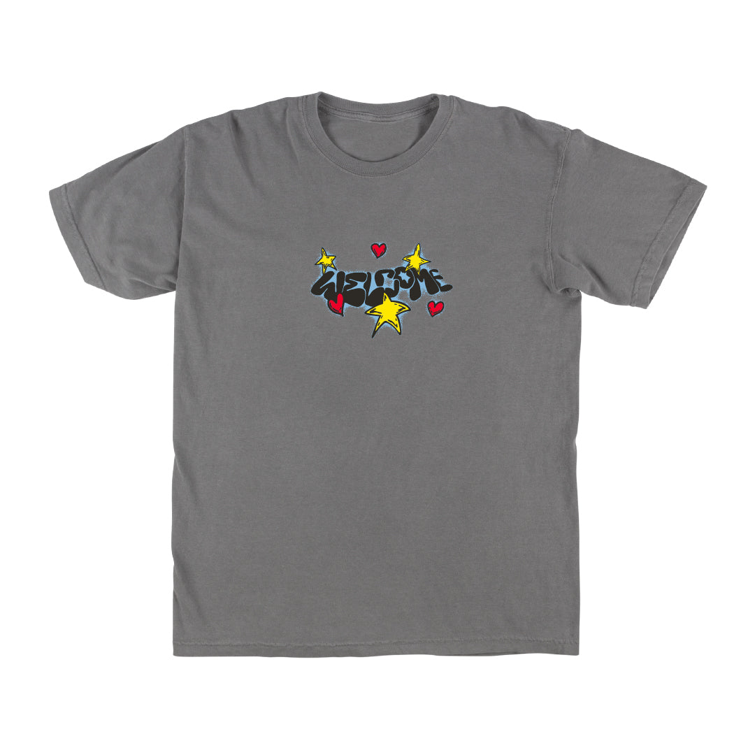 Grey Candy Welcome Skateboards T-Shirt