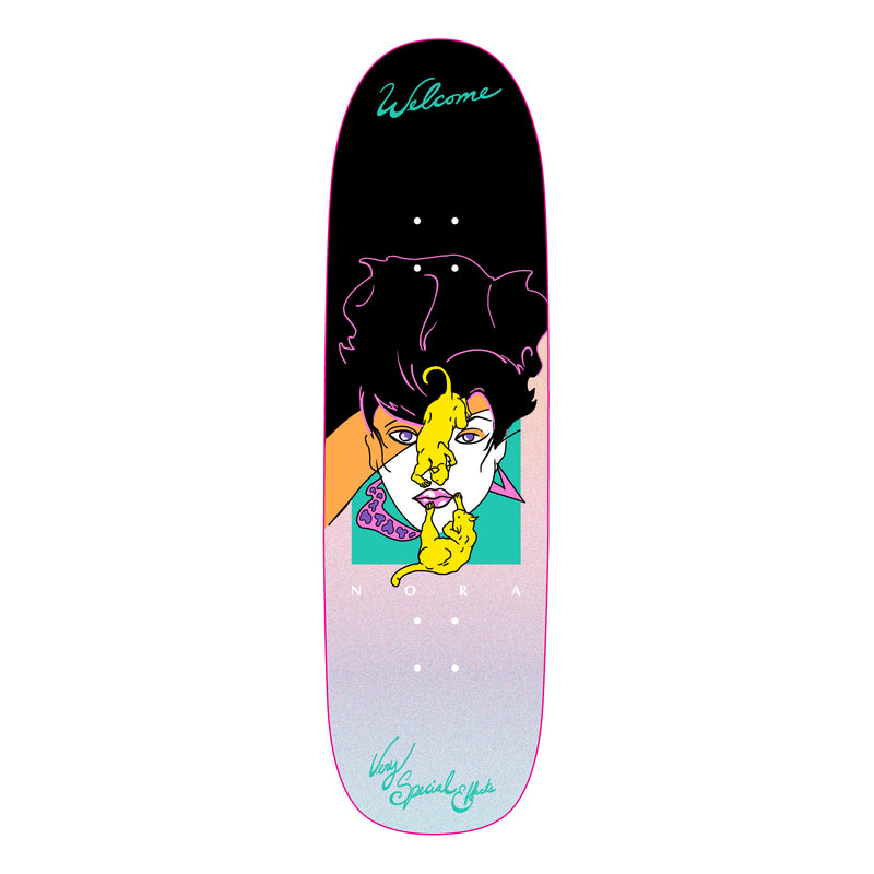 Nora Vasconcellos Special Effects On Sphynx Welcome Skateboard Deck