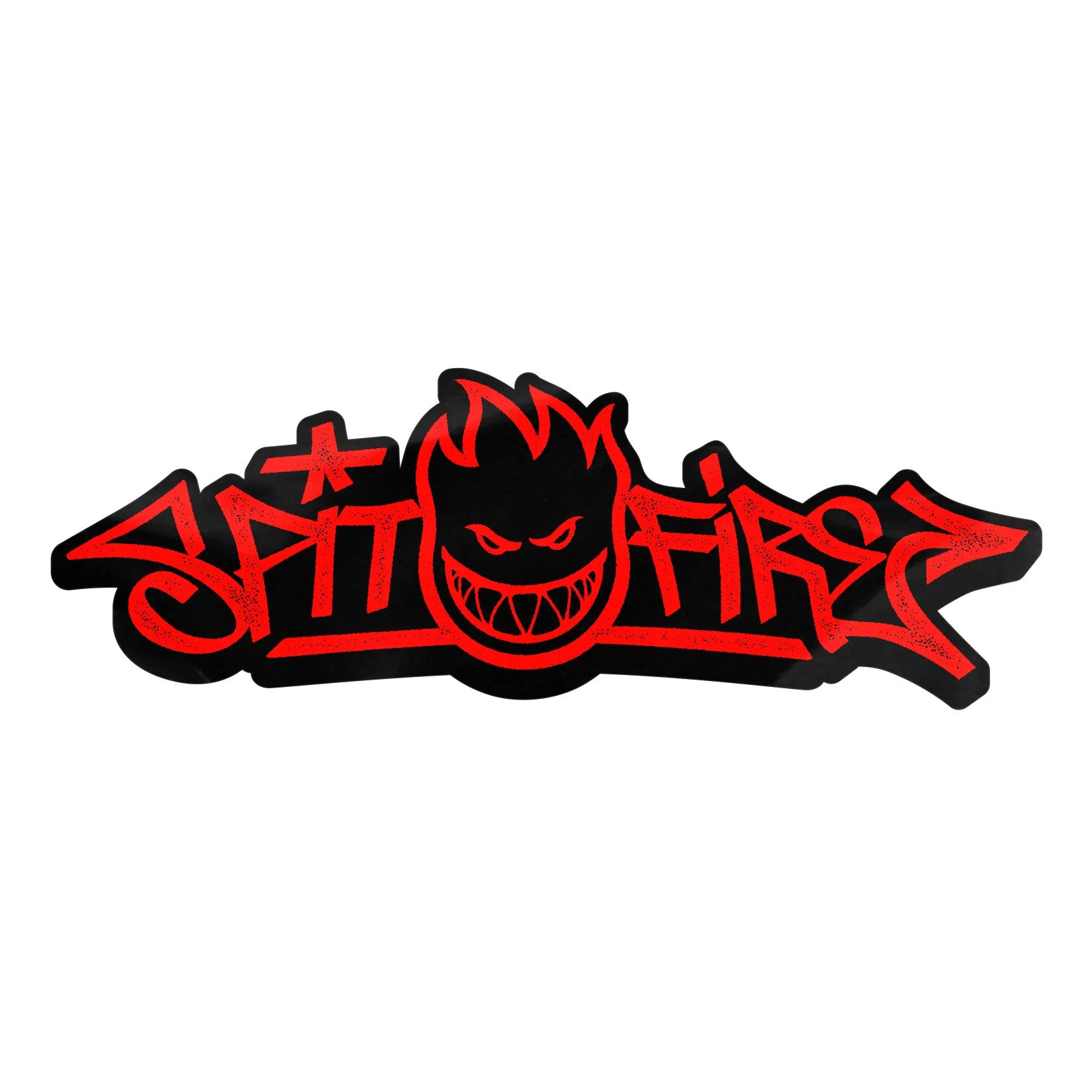 Spitfire Vinz Sticker - Black/Red