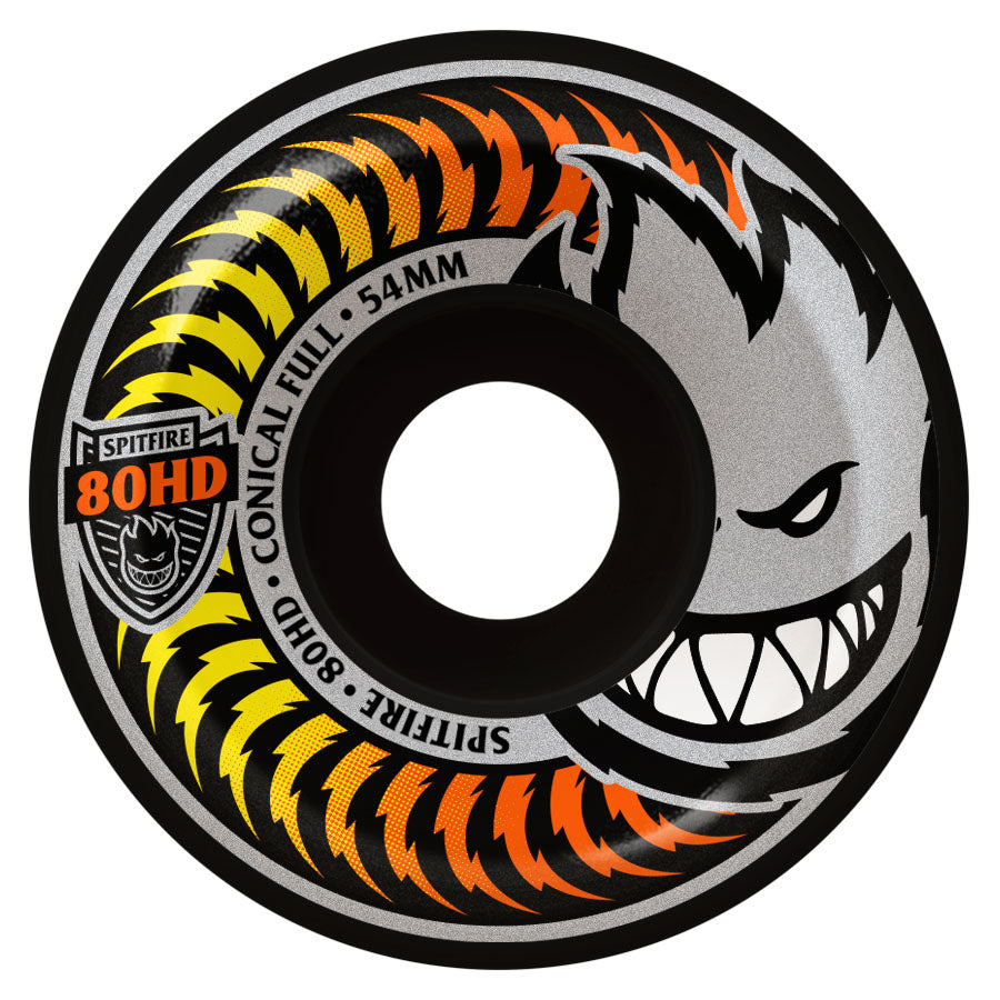 Spitfire 80HD Fade Conical Full Skateboard (Cruiser) Wheels - Black