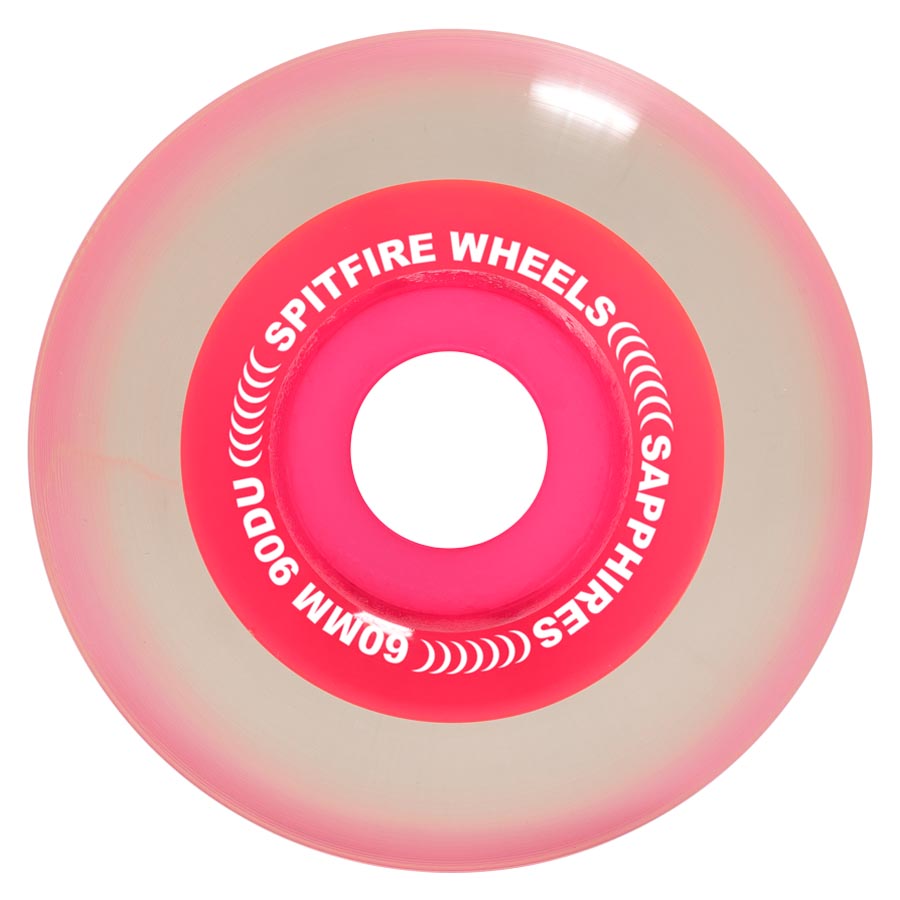 Neon Pink 90d Conical Full Sapphire Spitfire Wheels