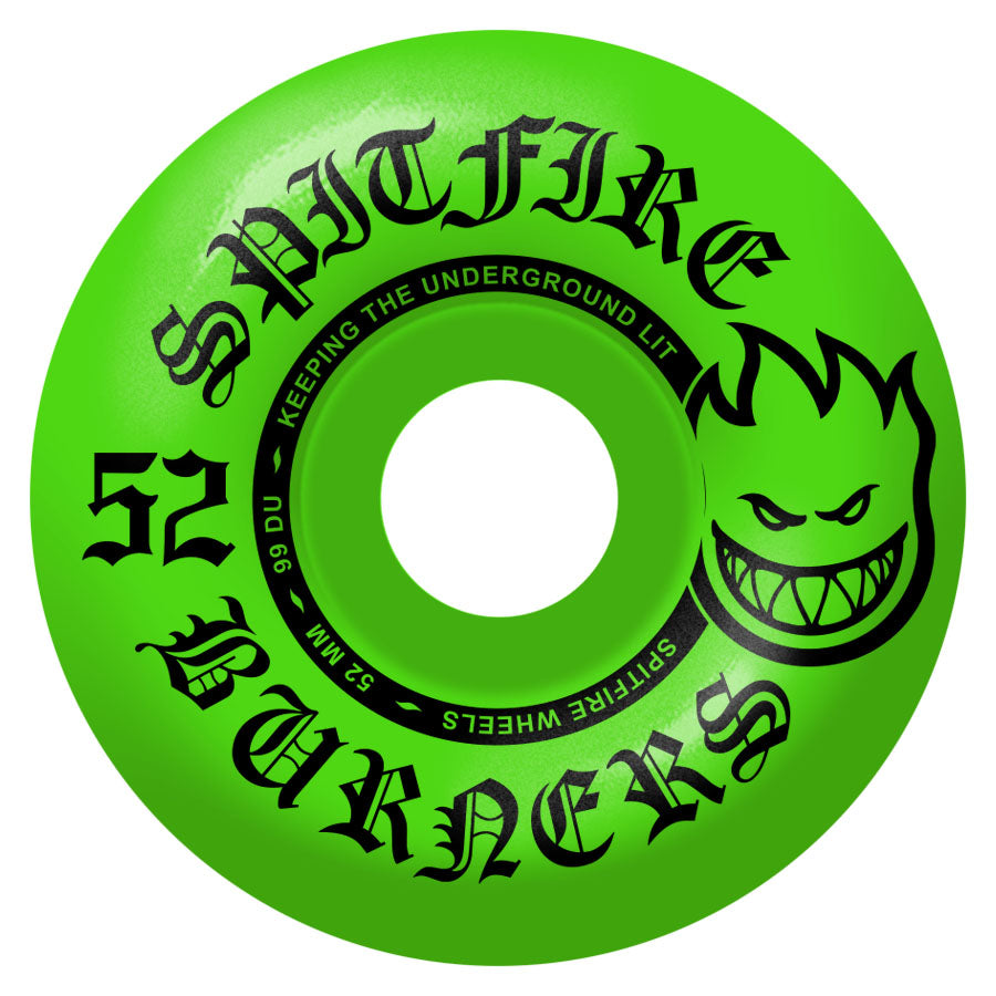 Green Burner Spitfire Wheels