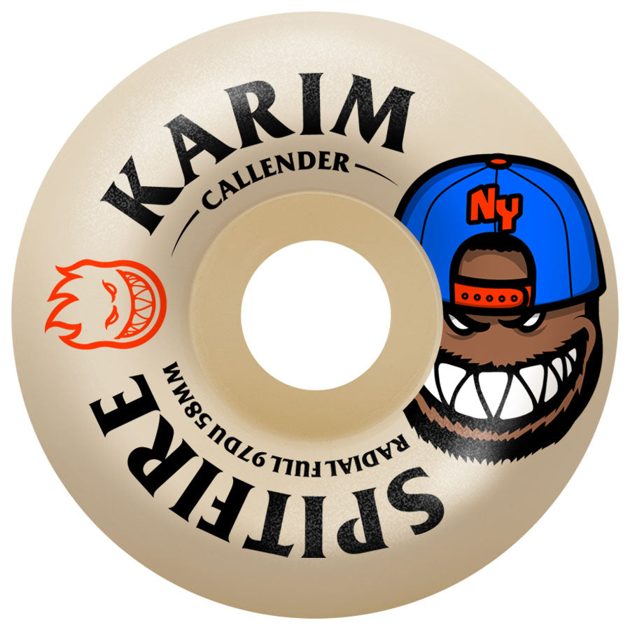 Karim Callender Radial Full Burn Squad Spitfire Wheels