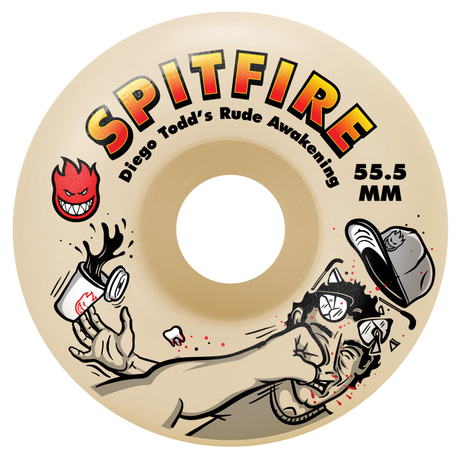Spitfire Formula Four 99D Diego Todd Rude Awakening Classics Skateboard Wheels