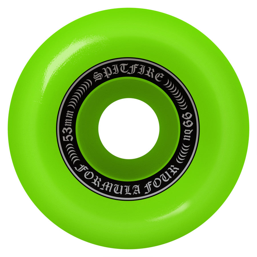 Green OG Classic F4 Spitfire Skateboard Wheels
