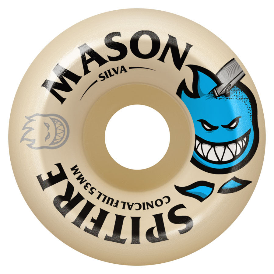Mason Silva F4 Conical Full Spitfire Burn Squad Skateboard Wheels