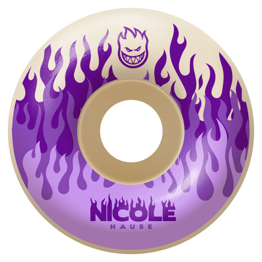 Nicole Hause Kitted F4 Spitfire Radial Skateboard Wheels