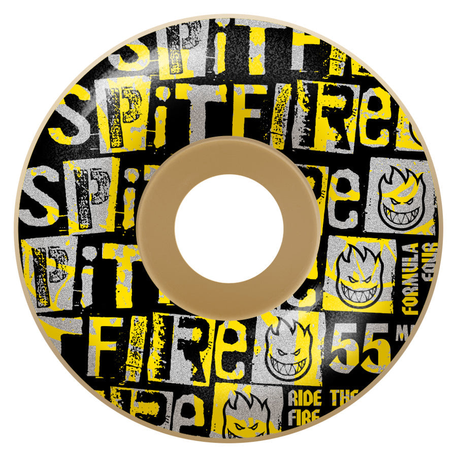 Spitfire Formula Four 99D Team Ransom Radial Skateboard Wheels - Natural