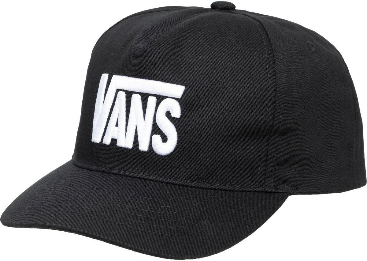 Vans Stretch Logo Snapback Hat - Black