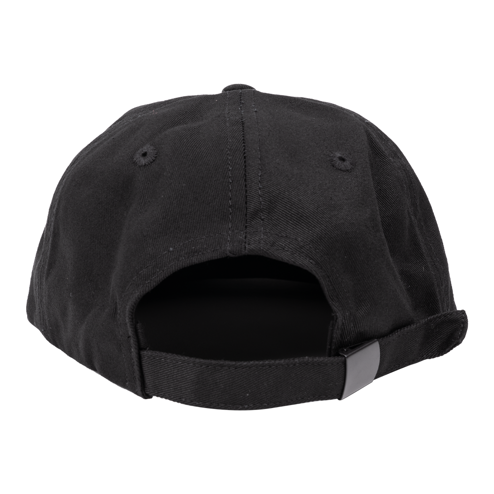 Black Single Skull Zero Strapback hat Back