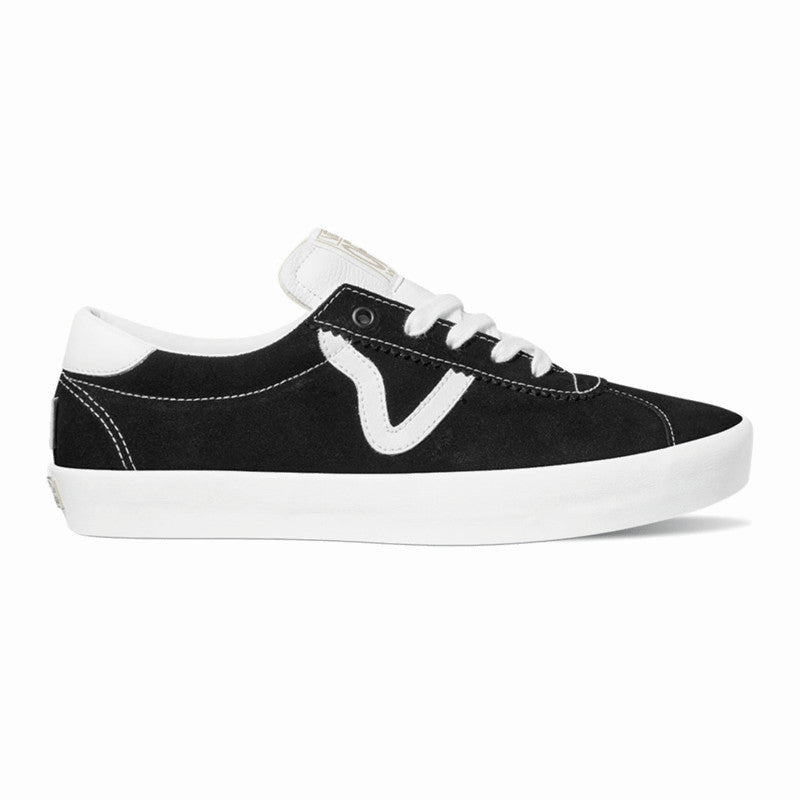 Black/Black/White Skate Sport Vans Skate Shoe