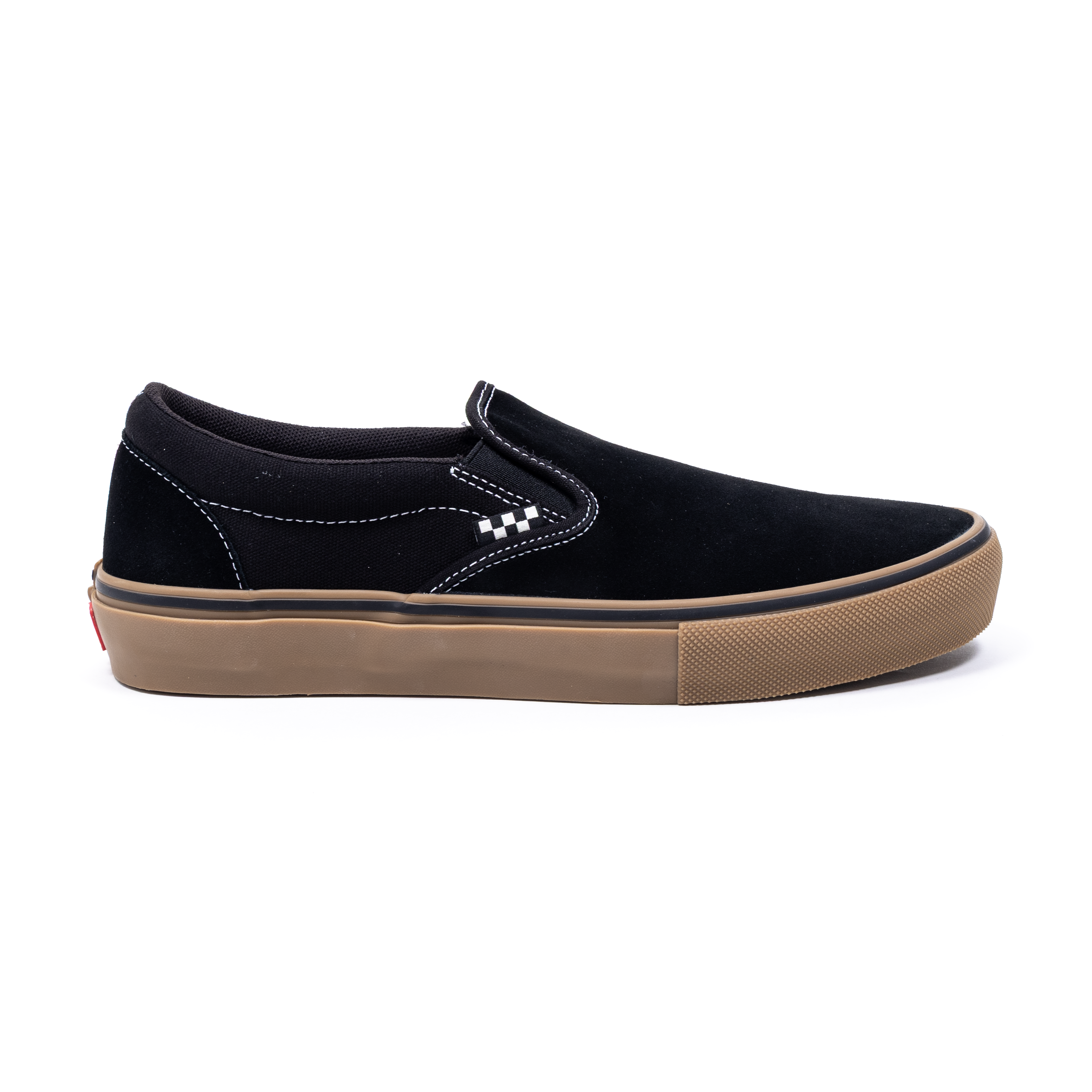 Vans Skate Slip-On Skateboard Shoe - Black/Gum-White