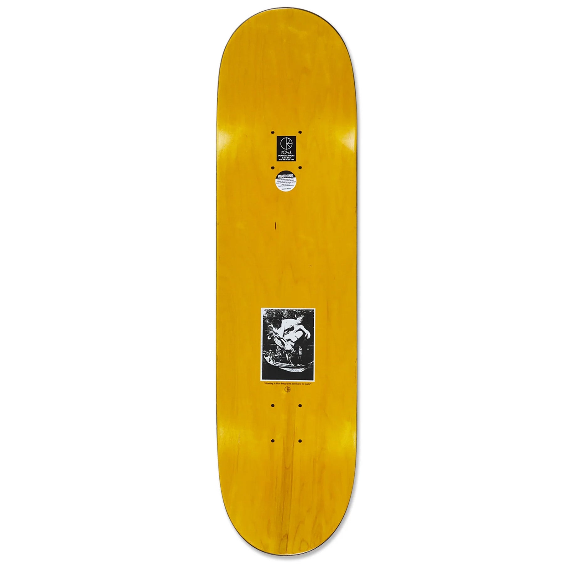 White Panther Stenstrom Skateboard Deck top