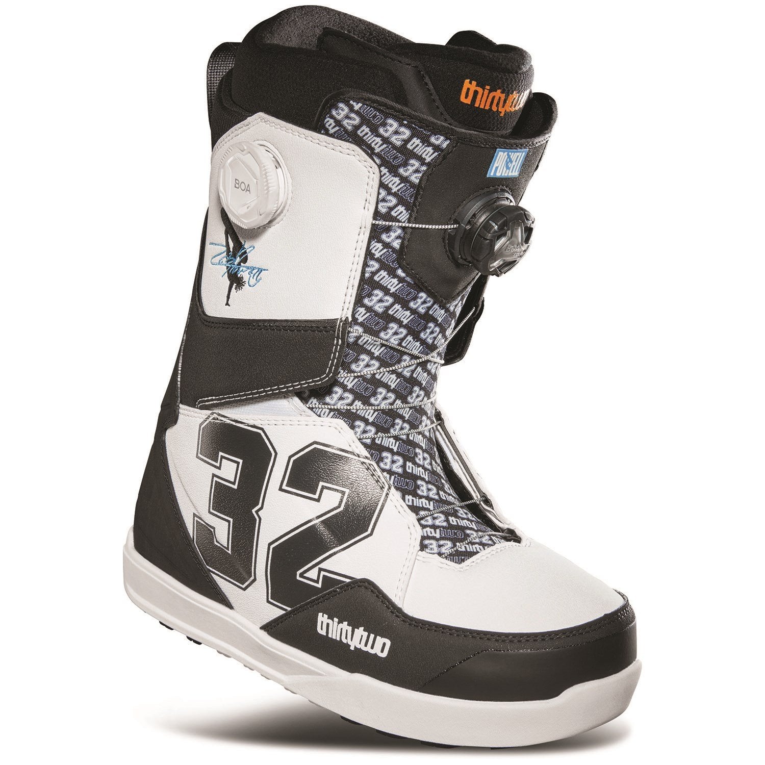 Zeb Powell Double Boa Lashed ThirtyTwo Snowboard Boots 2024