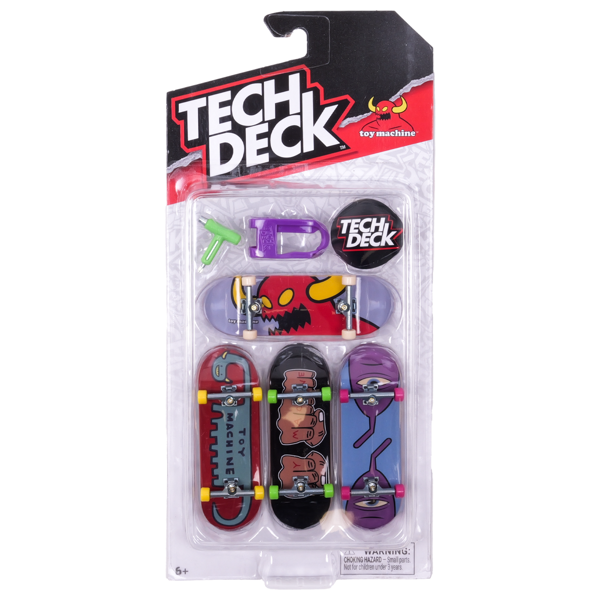 Tech Deck Ultra DLX Fingerboard 4-Pack Complete - Toy Machine