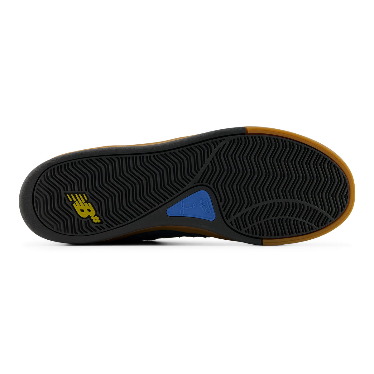 Blue/Yellow Jamie Foy 306 Cup NB Numeric Skate Shoe Bottom