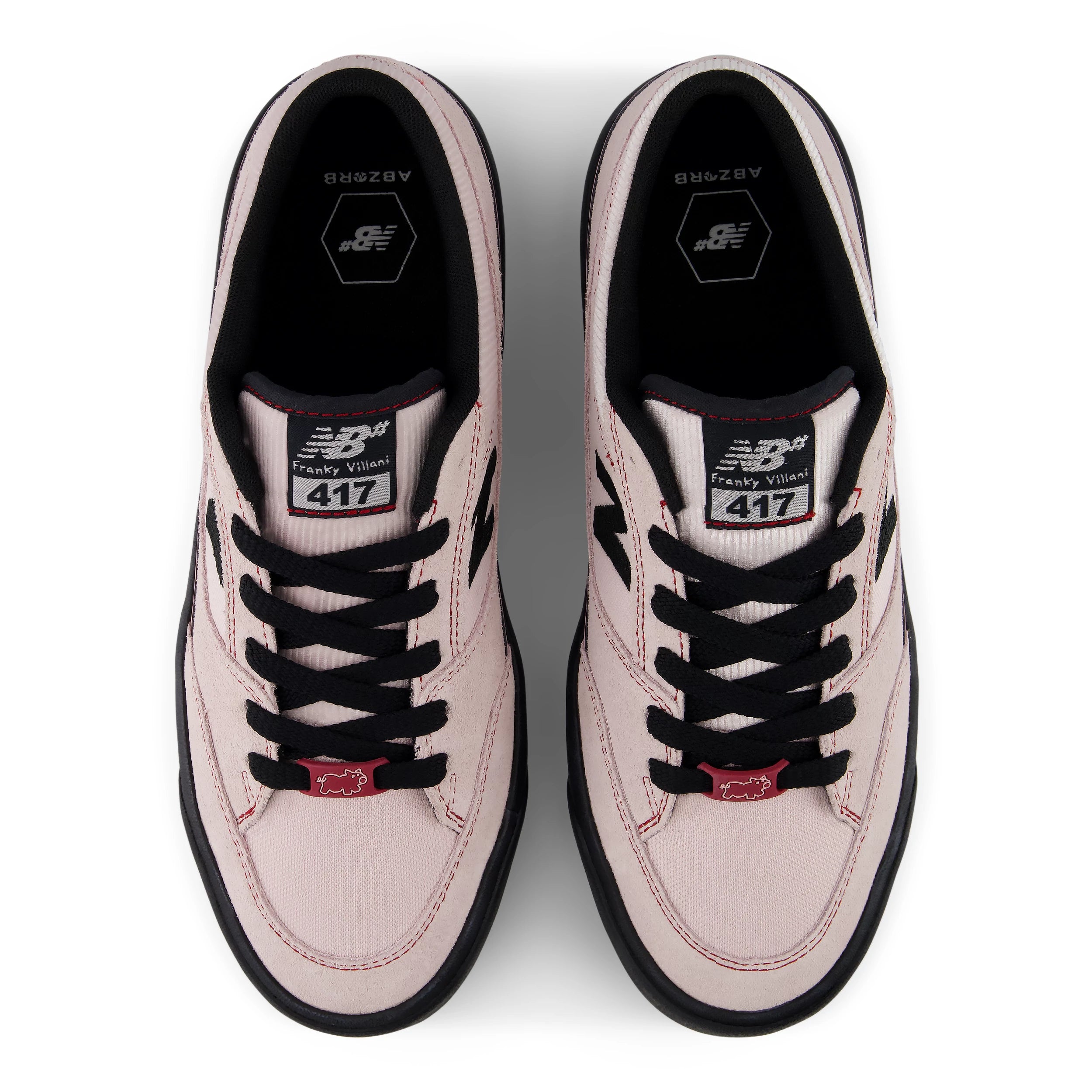 New Balance Numeric 417 Franky Villani Low Skateboard Shoe - Pink/Black