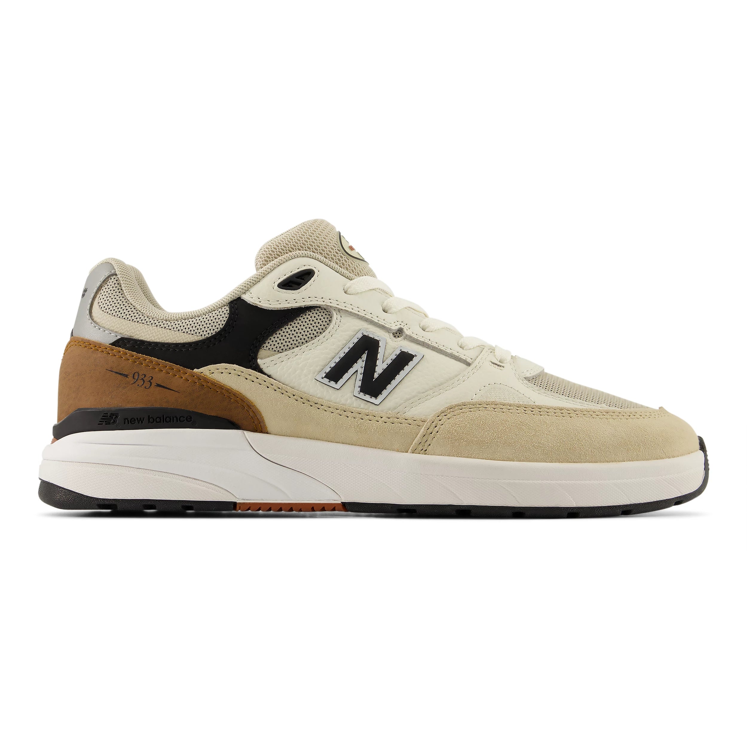 Sea Salt/Brown Andrew Reynolds 933 NB Numeric Skate Shoe