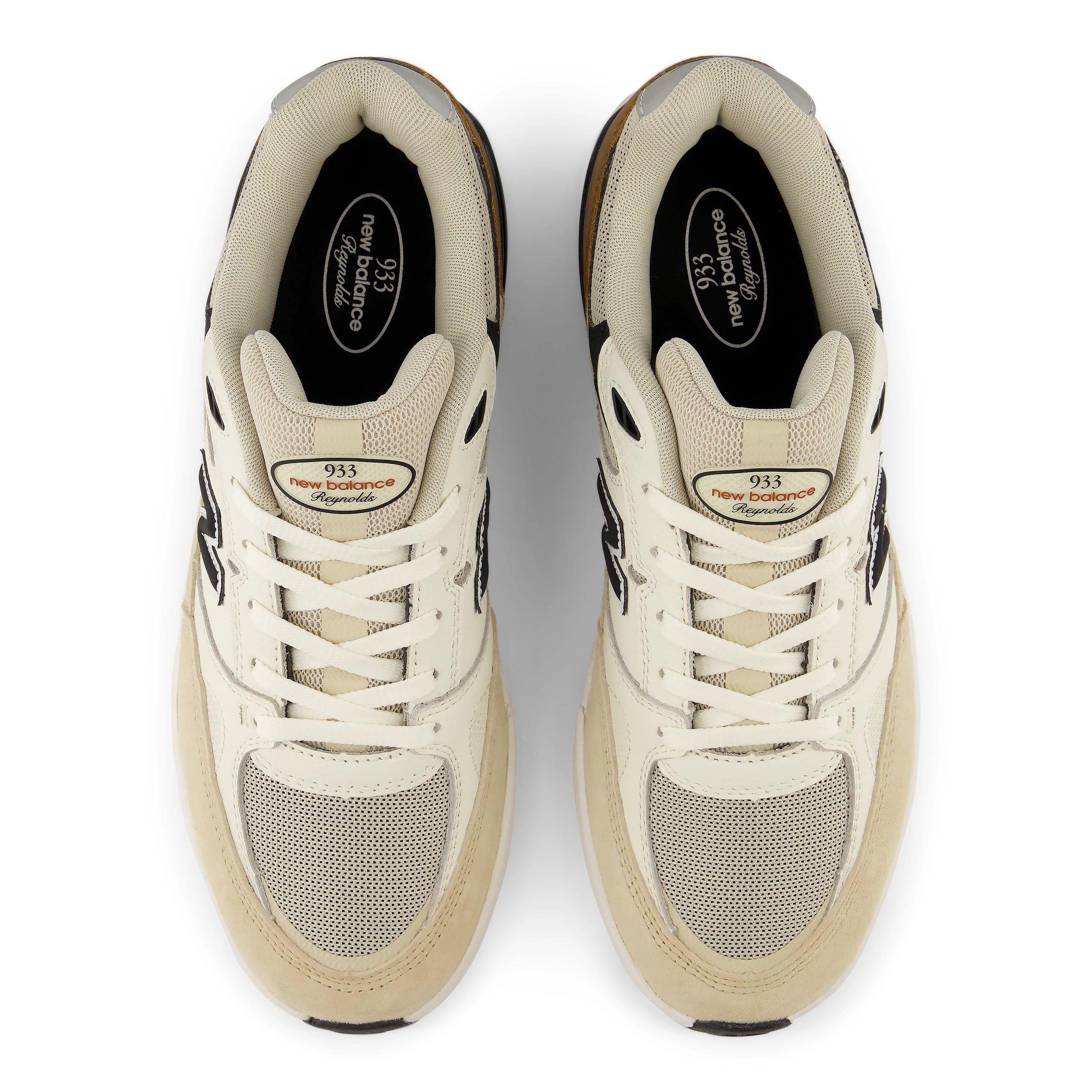 Sea Salt/Brown Andrew Reynolds 933 NB Numeric Skate Shoe Top