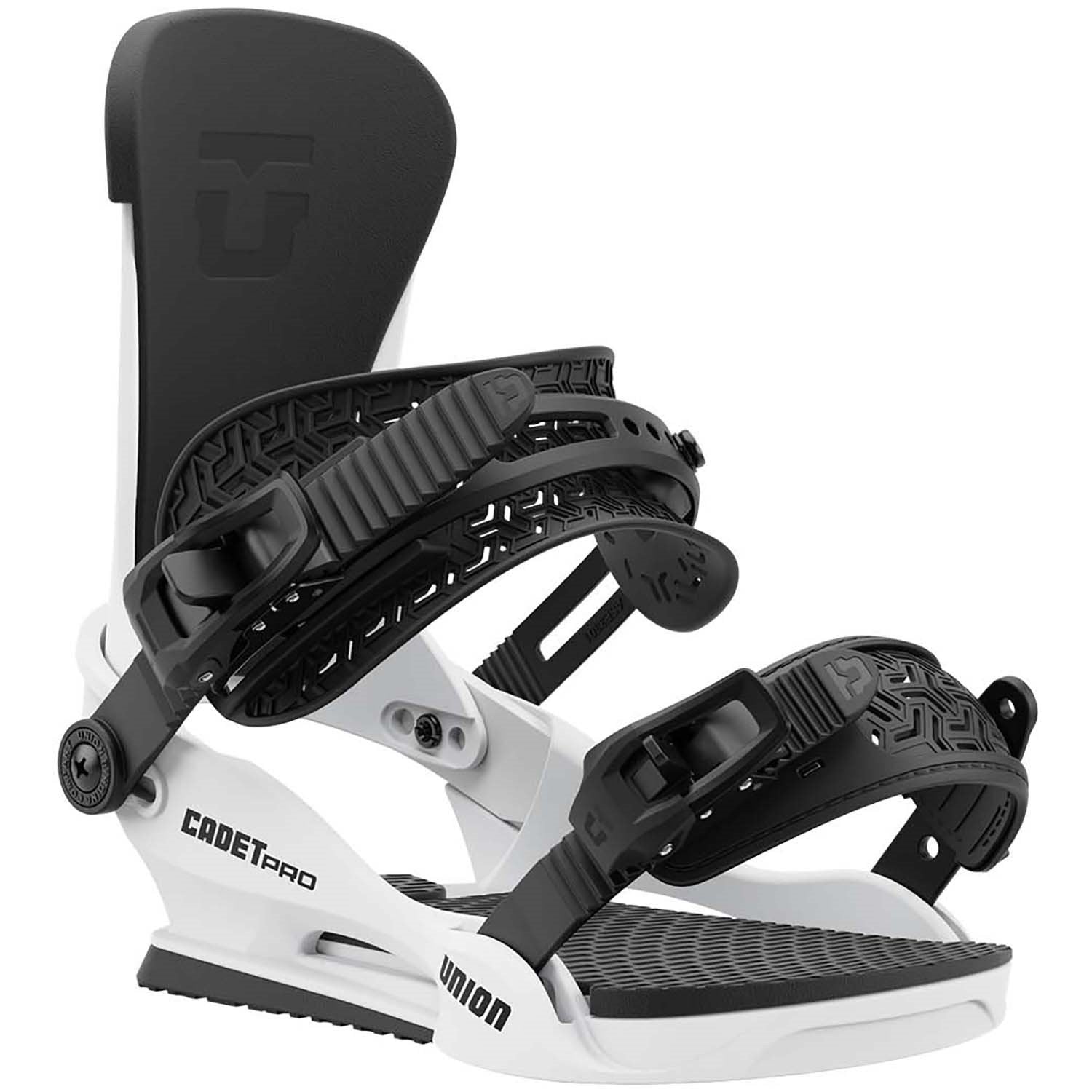 White 2025 Cadet Pro Union Bindings Front