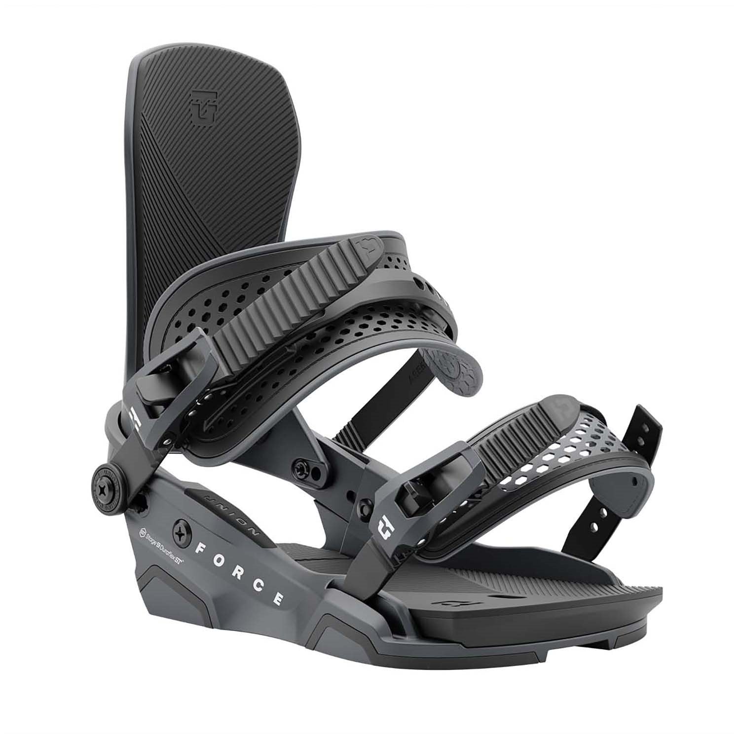 Gunmetal Team Highback Union Force Bindings Front