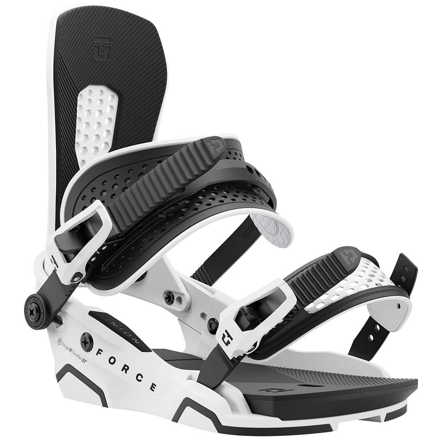 2025 White Force Union Snowboard Bindings Front