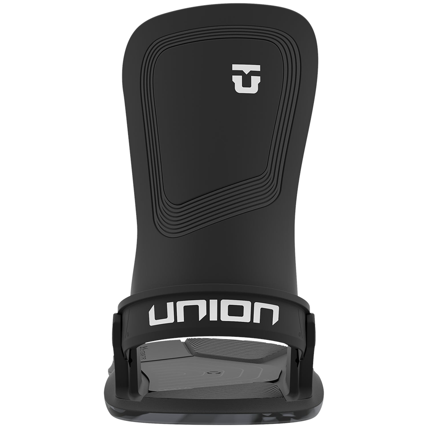Black 2024 Ultra Union Snowboard Bindings Back