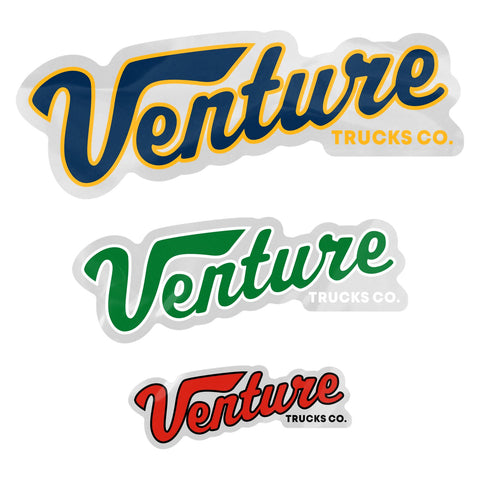 Venture Trucks Collegiate Skateboard Sticker - Assorted Colors
