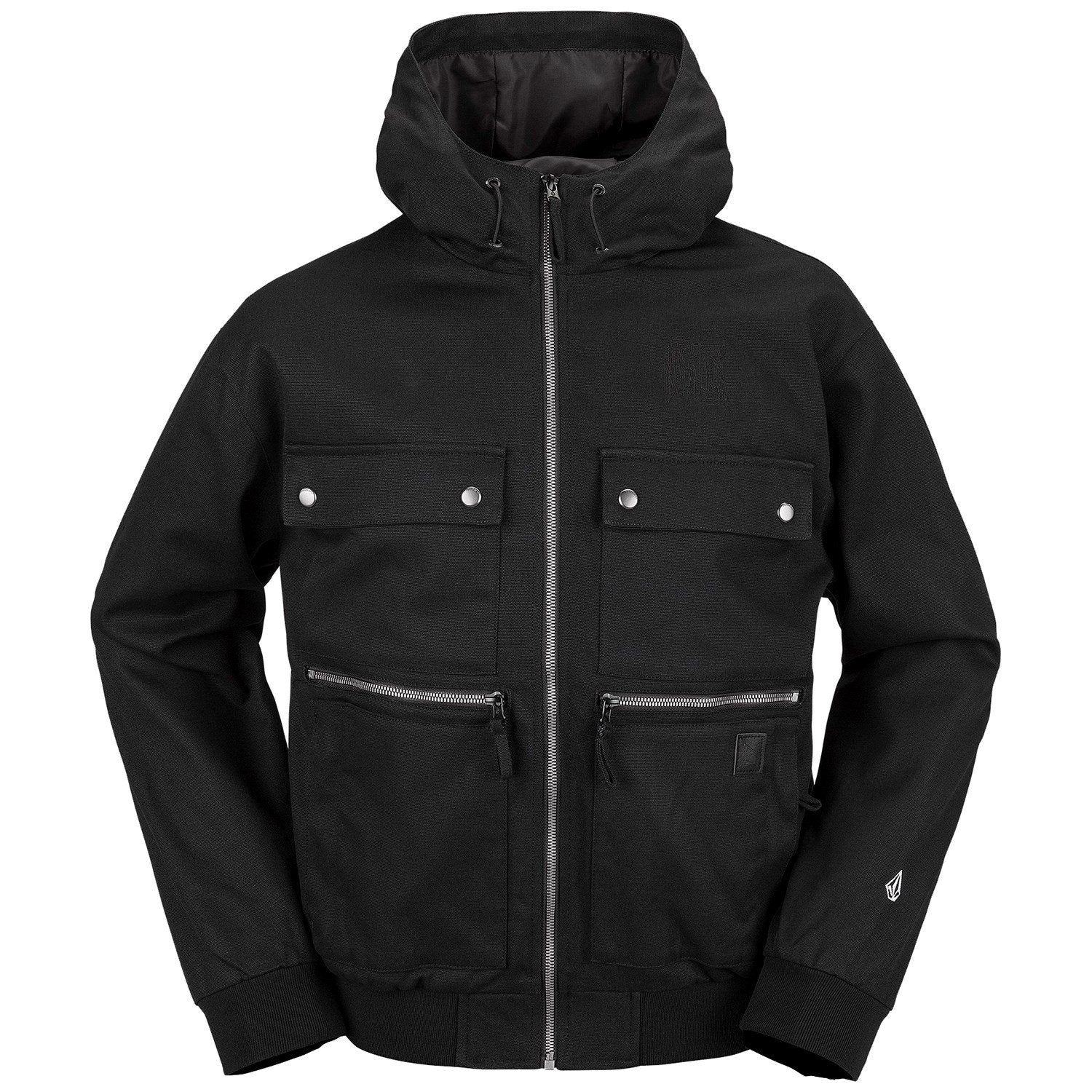 Black Dustbox Volcom Snowboard Jacket