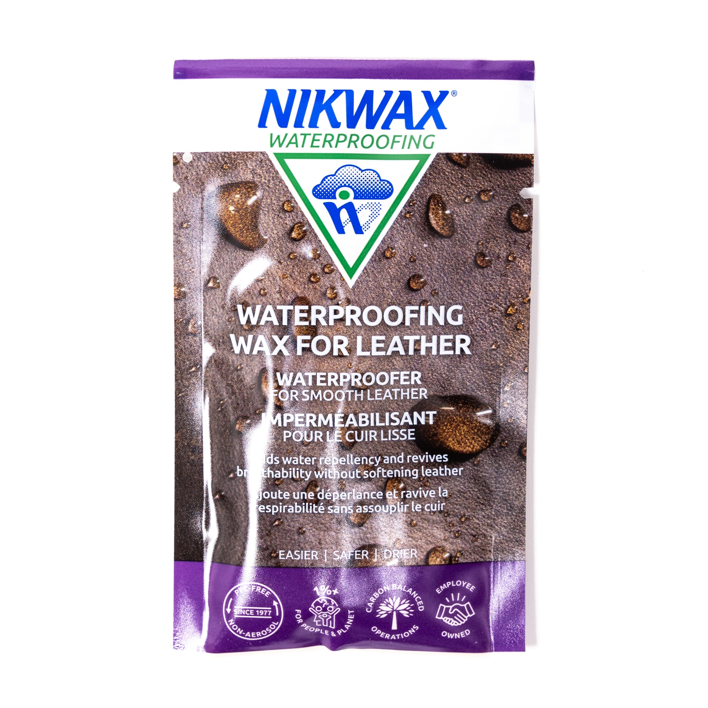 Nikwax 15mL Waterproofing Wax For Leather Packet