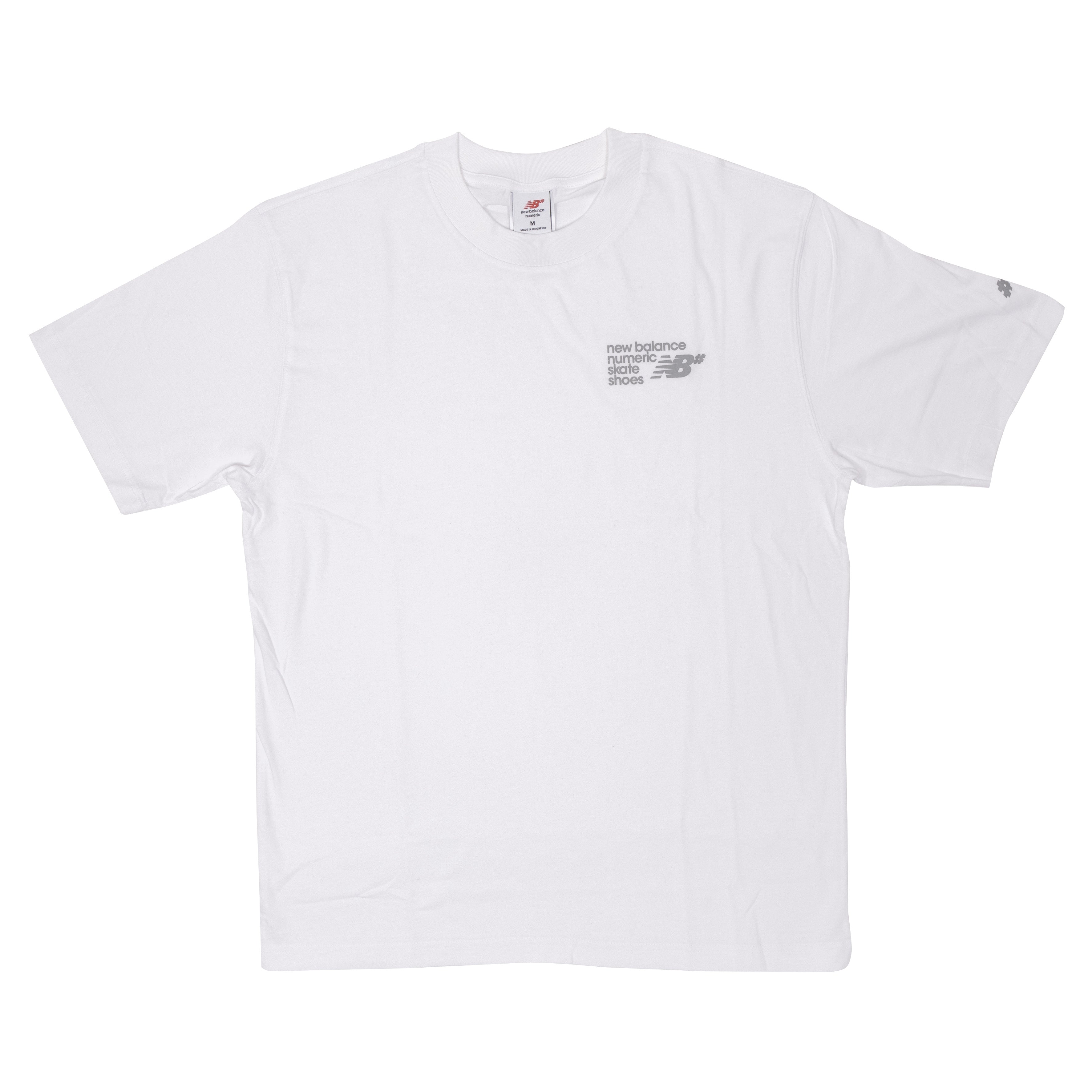 New Balance Numeric Small Logo Jersey Tee - White