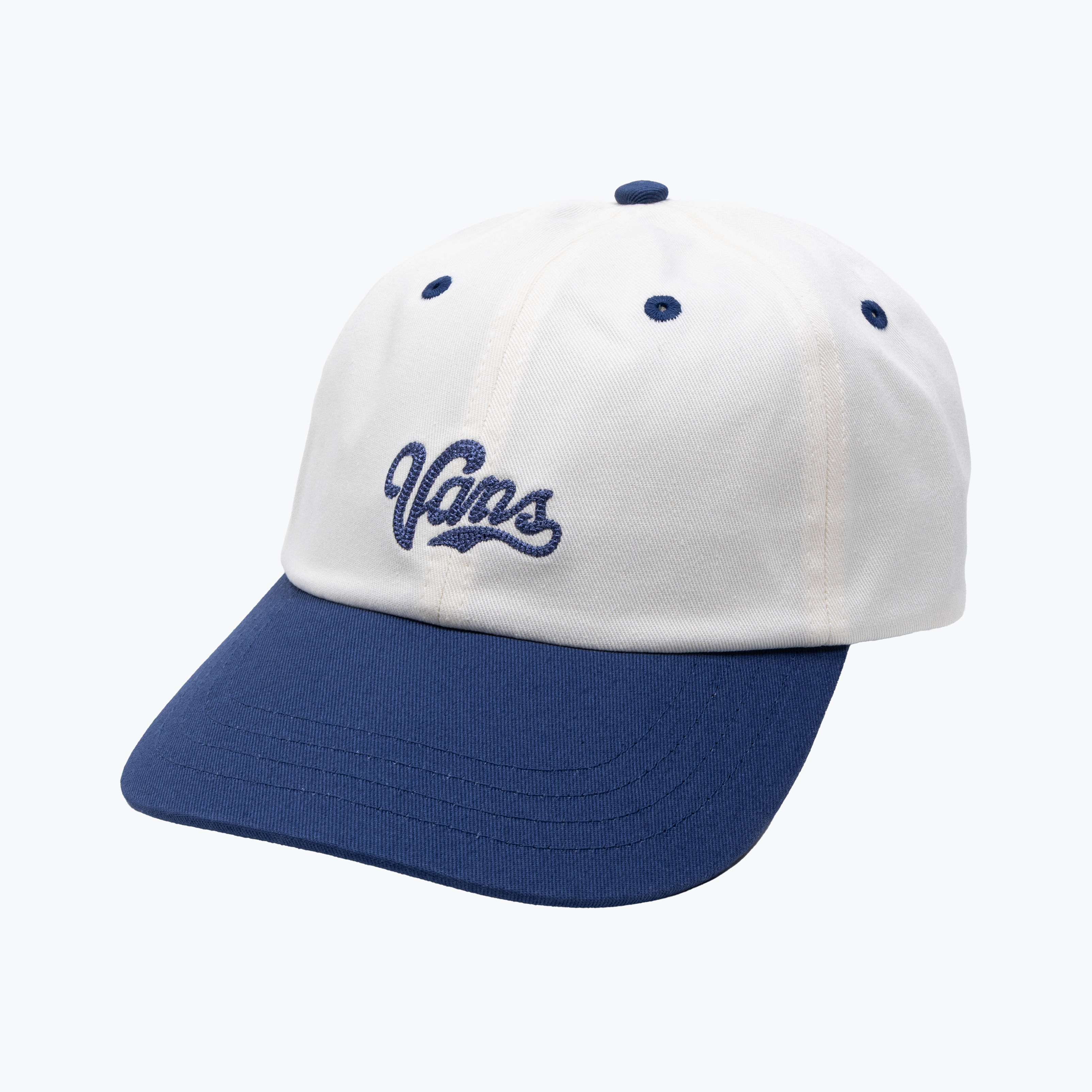 Vans Lefty Script Curved Bill Jockey Hat - True Navy
