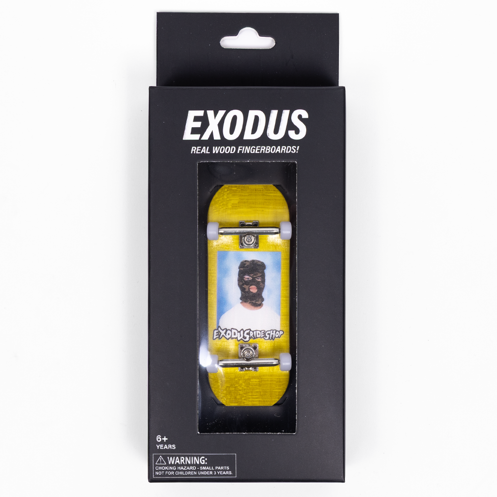 Exodus Deep Concave Ski Mask Complete Fingerboard - Yellow