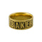 Gold Baker Skateboards Brand Logo Ring